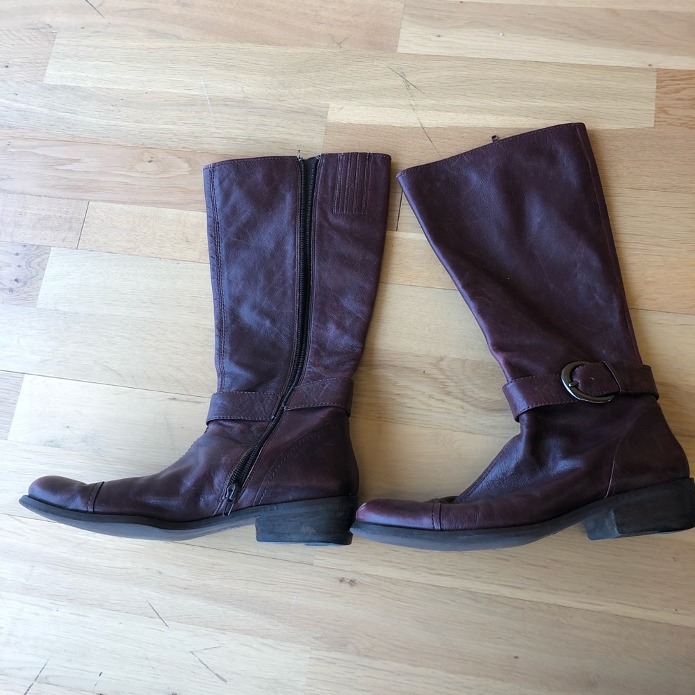 Real leather boots size 38.5